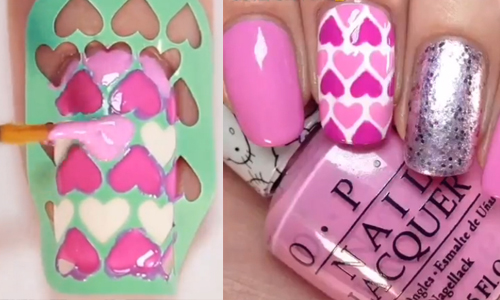 美甲鏤空貼紙幫你輕鬆搞定！手殘妞也能快速上手的10款指彩教學 指甲、指甲油、指甲彩繪、彩繪指甲、美甲鏤空貼紙