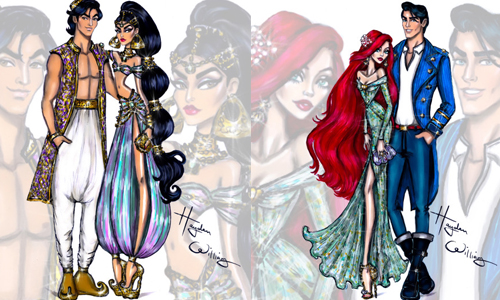 迪士尼紅毯大秀超華麗！王子公主化身時尚滿分couple Hayden Williams、hayden_williams、instagram、迪士尼、情侶