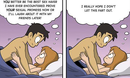 你真的沒有讀心術！內心戲對照圖證明你可能想太多了 內心戲、說話、人際關係、自卑、College Humor