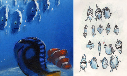 多莉真的是表情王！迪士尼公佈18張《海底總動員》概念圖 迪士妮、皮克斯、概念圖、海底總動員、finding nemo