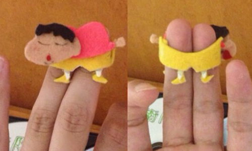 你有想過手指可以變小新屁屁嗎？日本最有才宅宅的日常超強創作 Shinrashinge、創作、藝術、動漫、搞笑、藝術