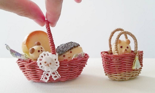 拎著餐籃去野餐吧！超擬真手作微型麵包 yuka、カリーノぱん、petite_carino__、日本、instagram