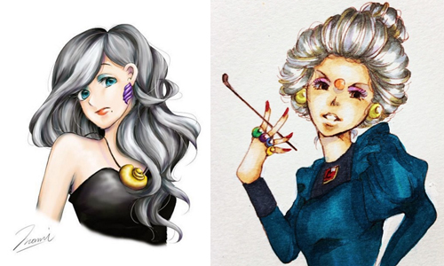 這麼正的烏蘇拉我可以！柔美感十足的另類迪士尼Fan art 迪士尼、吉卜力、Fan art、Mami、instagram、xmamix124x、日本、手繪、藝術