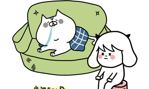 貓咪坐沙發，自己坐板凳！讓人會心一笑的台灣貓奴「就是醬子，喵！」趣味手繪 藝術、貓奴、插畫、手繪、趣味、可愛、就是醬子喵、芝麻醬、sesame paste、醬醬、藝術