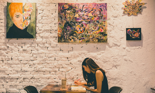 文青就是腳勤：心境不同就有不一樣的發現！《ＴＯ__》畫展 文青就是腳勤、展覽、藝術、假日、玩樂