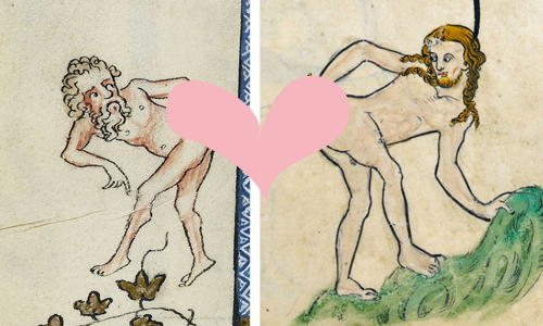 中世紀古人其實超open！？超級兒童不宜的藝術塗鴉    中世紀、藝術、色情、18禁、插畫、塗鴉、限制級、藝術