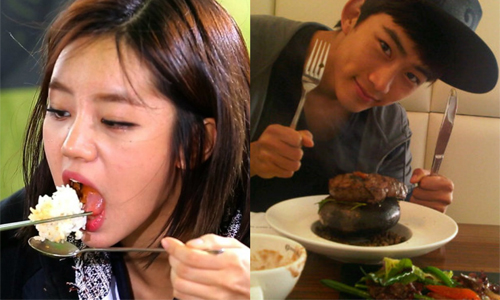 Hello你知道現在在錄影嗎？不顧鏡頭大吃大喝的偶像特輯 鏡頭、大吃大喝、韓星、錄影、做自己