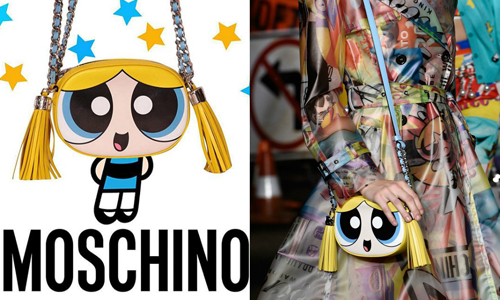 飛天小女警與MOSCHINO的超夢幻合作！熊熊、海綿寶寶的下一波風潮就是她們啦 飛天小女警、MOSCHINO、包包、品牌、時裝周