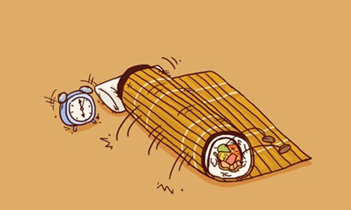 最愛賴床的食物是？「吃貨的孤單心事」揭露食物界秘辛！ 吃貨、食物、插畫、培根君、幽默