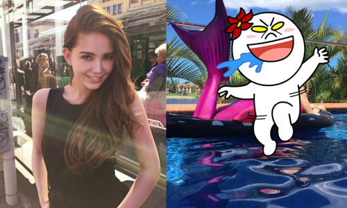 妞快報：天王嫂昆凌曬美人魚泳裝照！卻被調侃像鯉魚？ 昆凌、泳裝、美人魚、小周周、妞快報