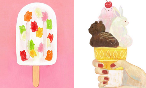 熊熊、兔兔做成的冰淇淋可以吃嗎？想即刻商品化的夢幻甜點插圖 nananssol macaroonz