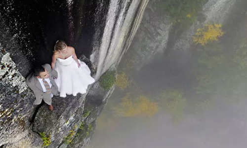 送入洞房前先一起玩命！玩命級婚紗你敢挑戰嗎？ 婚紗照、攝影、結婚、玩命、刺激