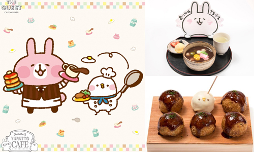 P助竟然偷偷亂入章魚燒？超人氣兔兔和P助終於也開咖啡廳啦！ 愛玩妞、日本、澀谷、咖啡廳、ピスケとうさぎ、Pisuke&Rabbit、兔兔P助