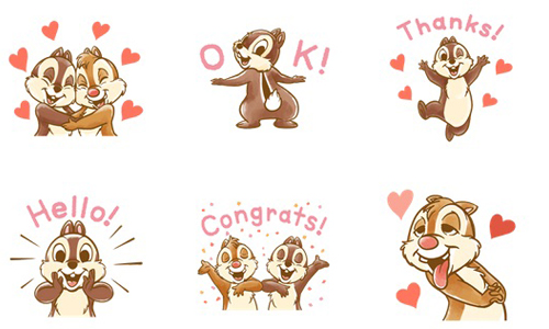 就是喜歡看牠們拌嘴打鬧！歡喜冤家奇奇與蒂蒂動態貼圖來了 拌嘴、打鬧、歡喜冤家、奇奇與蒂蒂、奇奇