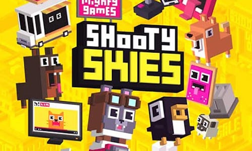連販賣機都射飲料攻擊你！萌度爽度齊發的射擊遊戲《Shooty Skies》    射擊遊戲、縱向捲軸射擊、遊戲、可愛、像素