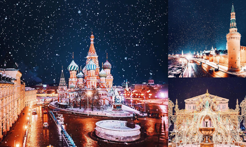 莫斯科冬季根本是迪士尼樂園！如夢似幻的俄羅斯街頭攝影 Kristina Makeeva、俄羅斯、莫斯科、夢幻、東正教、聖誕節、攝影、hobopeeba、instagram、藝術