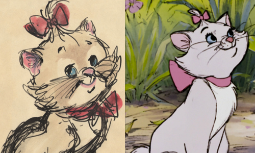 瑪麗貓根本有如妝前妝後差很大？迪士尼釋出最新角色概念圖 動物方程式、zootopia、迪士尼、概念圖、手繪、手稿、藝術