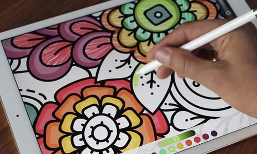 有這個，還需要買《秘密花園》嗎？行動著色App《Pigment》讓你走到哪畫到哪！ 秘密花園、Secret Garden、著色本、繪畫、塗鴉