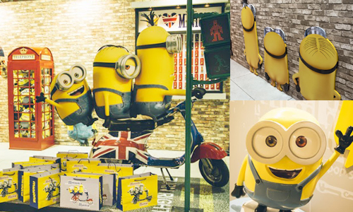 黃色萌主BOB露屁屁現身？！跟著小小兵重回七大電影場景尖叫玩翻天 妞直擊、小小兵、minions、可愛、華山