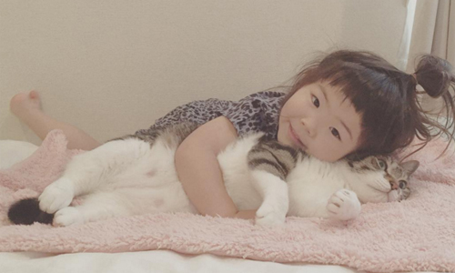 從小守著妳長大！貓咪Mame和小荳荳的歡樂保母日記 Instagram、貓咪、小孩、寵物、貓