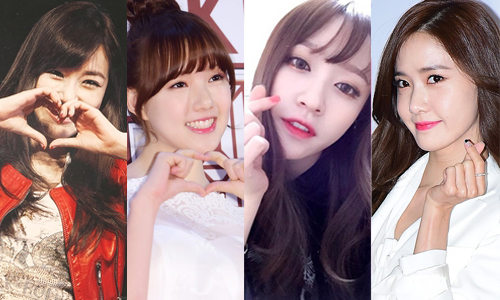 愛心發射只是基本！韓國女子組合愛心比法大公開 愛心發射、pose、韓國、女團、女藝人