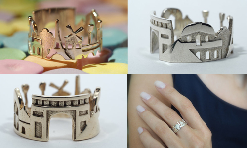 指尖上的迷你城市 全世界的風采都被我「戴」走了！ 戒指、城市戒指、 Shekhtman、紐約、倫敦