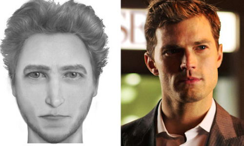 暮光男長得比較符合《格雷》的原著？原著描述筆下的男女主角應該要長這樣才對 Brian J Davis、畫像、原著、對照、飢餓遊戲