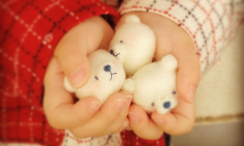 北極熊化身軟萌糯米團！只想放在手掌心上療癒自己的超可愛羊毛氈 Yumiyan、babypeenatsyan、羊毛氈、手作、日本