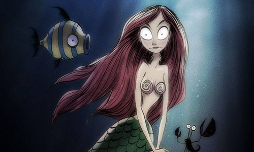 王子想對睡美人做什麼！？如果提姆波頓來拍迪士尼動畫就會長這樣……    迪士尼、迪士尼公主、提姆波頓、Tim Burton、Andrew Tarusov、插畫、藝術、藝術