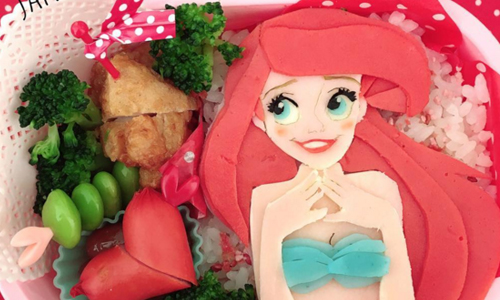 神啊，我也想要一個愛麗兒便當！讓女孩為之瘋狂的「迪士尼公主便當」神作 公主、迪士尼、精緻、便當、巧手
