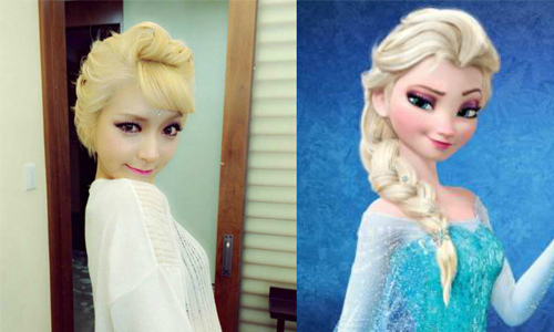 艾莎投胎到韓國變這樣？激似迪士尼公主的韓國女星點點名 韓星、迪士尼公主、女團、韓國、反串