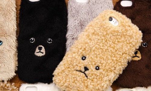 天冷就是要拿毛絨絨的東西！讓少女心氾濫的軟綿綿泰迪手機殼 手機殼、iphone 6、iphone 6s、毛絨、絨毛