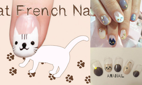 小貓咪指彩在家動手DIY！手殘妞也不怕畫壞的四步驟簡單教學 指彩、手繪、貓咪、DIY、指甲、居家美甲、動物造型、反法式