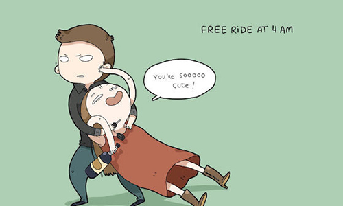 他讓我可以更新臉書的交友狀態！「我愛他的12個理由」插畫讓你直呼太中肯 戀愛、愛情、另一半、插畫、Lingvistov