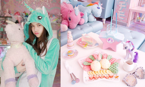 獨角獸×彩虹蛋糕×星星飲料！滿足妳公主癮的獨角獸咖啡廳來襲 愛玩妞、泰國、獨角獸、咖啡廳、夢幻