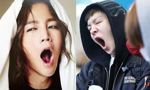 你累～了嗎？以為沒人韓星哈欠打超大特搜 EXO、INFINITE、惠利、KAI、少女時代