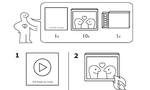 處理心碎的步驟1是？IKEA風說明書教你一步步克服失戀！ 失戀、IKEA、插畫、Caisa Nilaseca、惡搞