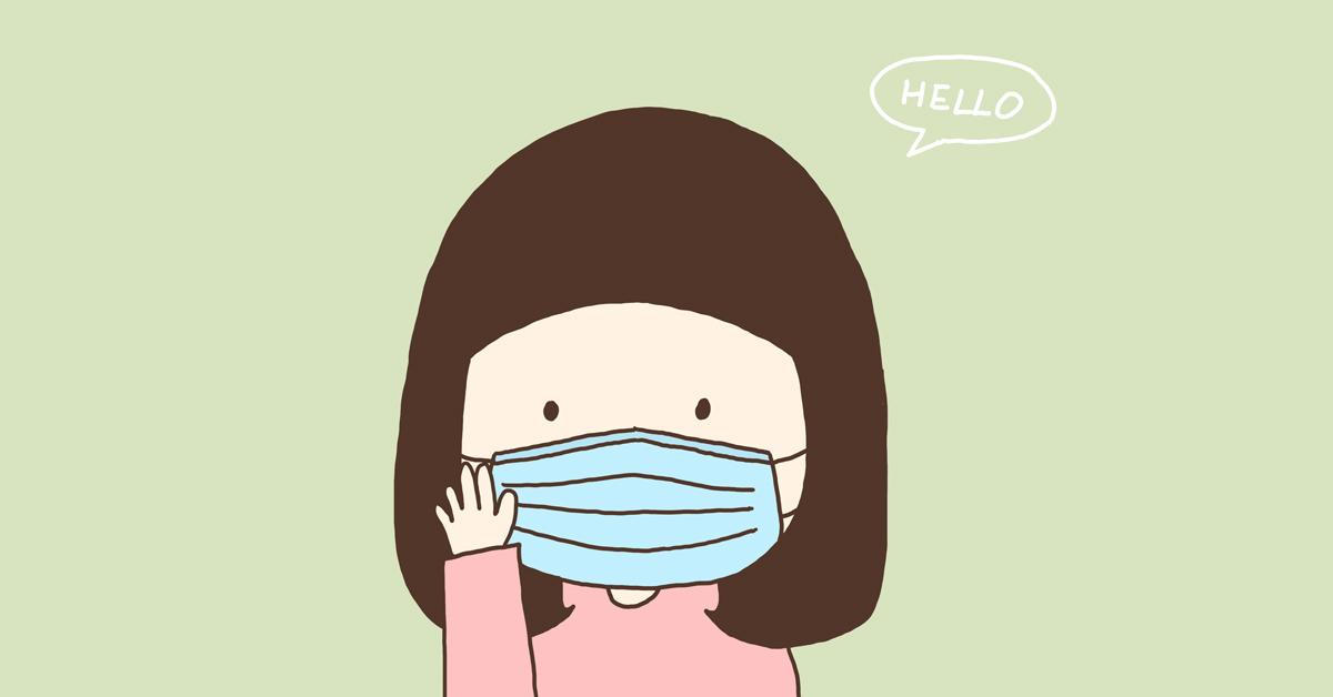 疫情爆發後，唯一值得慶幸的事｜屬豬妹小繪本 新冠肺炎、口罩、防疫、屬豬妹、插畫、藝術、文創