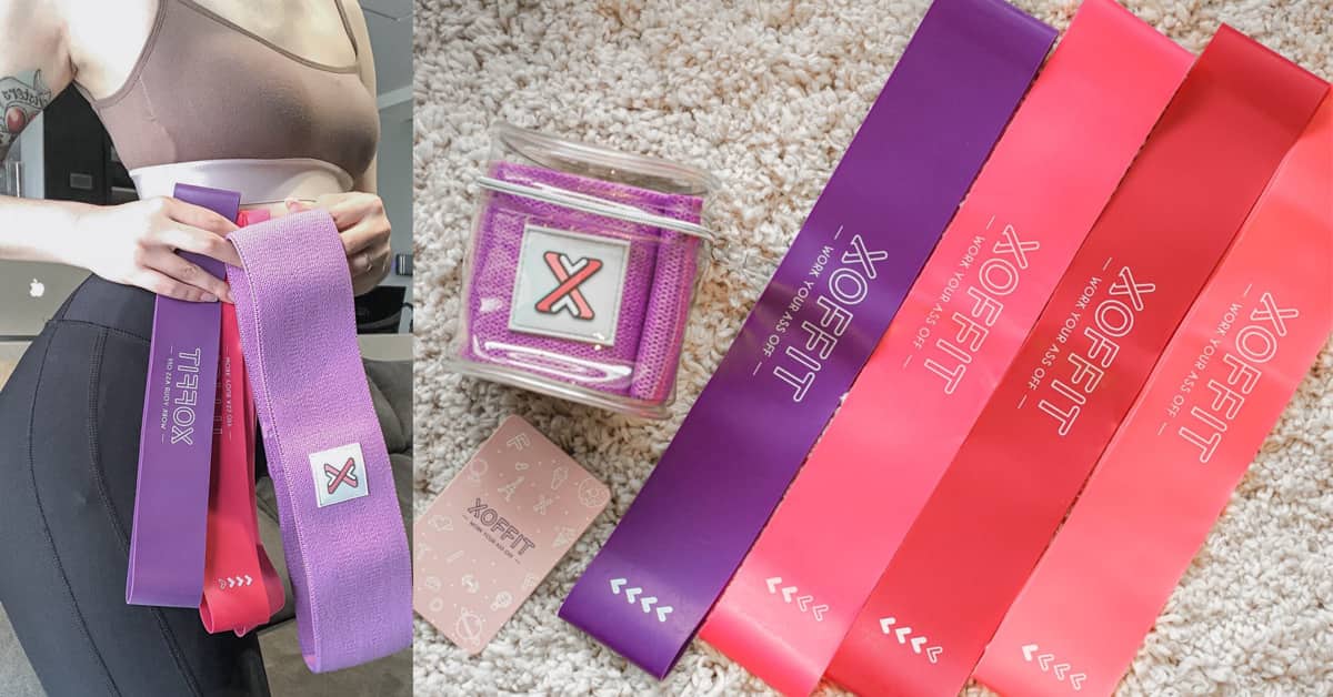 XOFFIT 居家運動配件推薦｜在家也可以打造完美曲線 運動配件推薦、XOFFIT、女性運動品牌、蜜臀訓練、蜜臀圈、彈力帶、居家運動