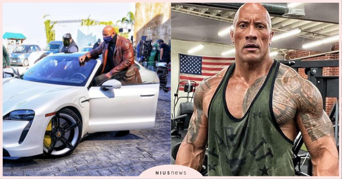 巨石強森肌肉炸裂GG了！壯到塞不進保時捷卡在車門邊，導演崩潰：「我的老天兒～」 