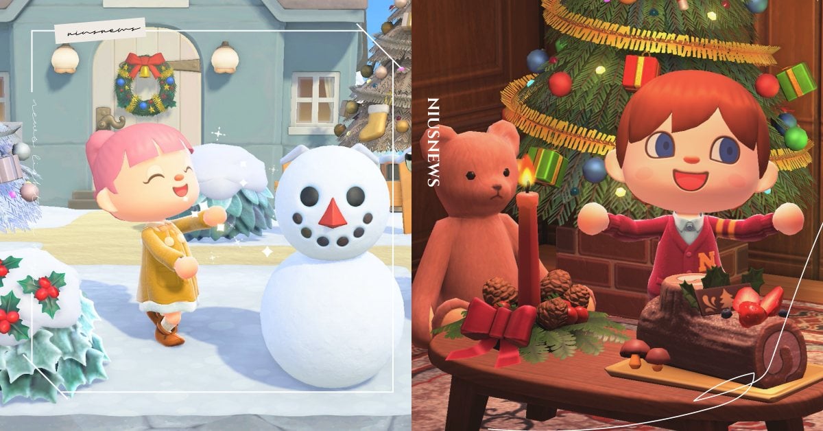 《動物森友會》冬季更新送「聖誕樹幹蛋糕」！感恩節＆平安夜活動、新髮型與表情別錯過 動物森友會、任天堂、Switch、冬季更新、聖誕節