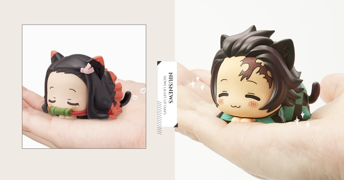 禰豆子化身貓咪趴睡在手上！《鬼滅之刃》午睡貓咪公仔第二彈回歸，貓耳鬼殺隊太萌！ 鬼滅之刃、SEGA、午睡、貓咪、公仔