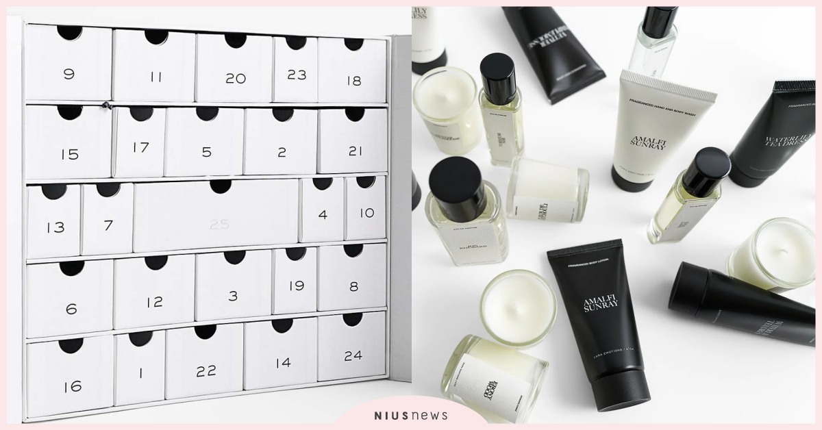 ZARA首次推出「倒數月曆」！台灣也買得到，內藏JO MALONE創辦人特調新香 ZARA、倒數月曆、JO MALONE、ZARA EMOTIONS