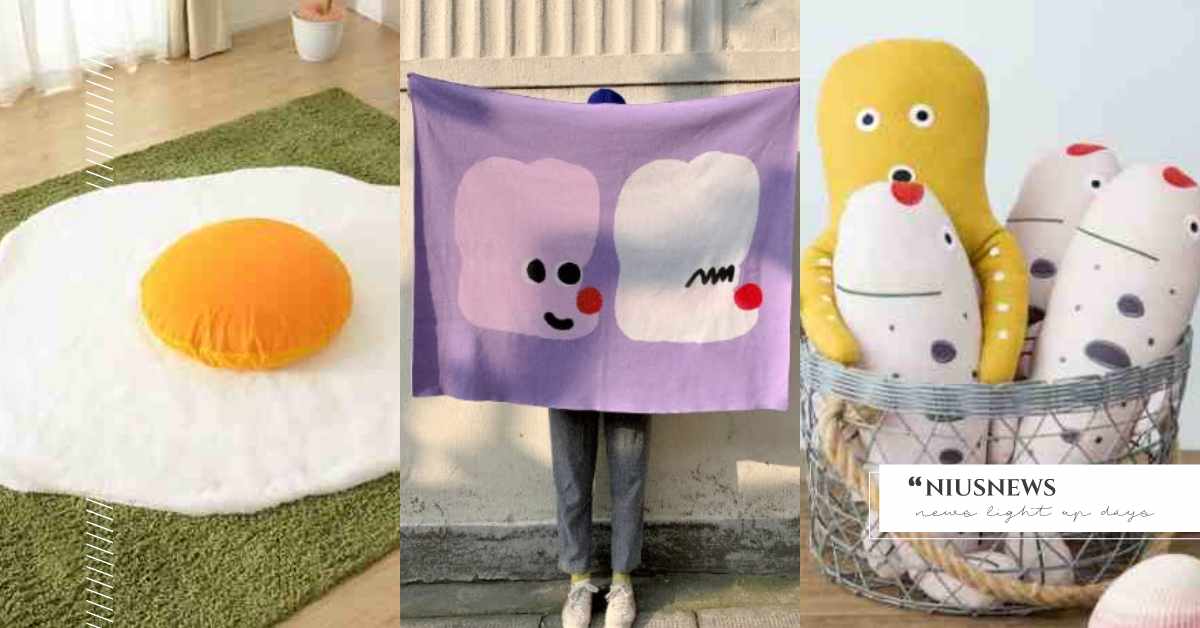 聖誕交換禮物療癒系選擇！保暖魟魚被、大鵝抱枕、荷包蛋地毯，收到的人一定會喜歡！ 居家佈置、抱枕、地毯、紓壓、療癒
