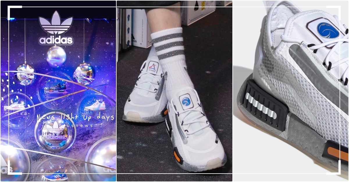 台北最潮聖誕樹限定打卡點！adidas Originals「絕美銀河球鞋」被問爆 中山區聖誕打卡、台北聖誕樹、adidas Space Race太空聖誕快閃店、adidas Originals限定空間、、銀河球鞋、adidas 太空球鞋、謝欣穎球鞋