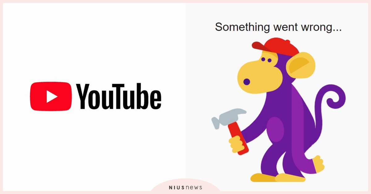 快訊！YouTube、Google大當機，YT首頁點進去只出現一隻猴子？ Youtube、gmail、google表單、當機、YouTube當機、猴子、紫色猴子　