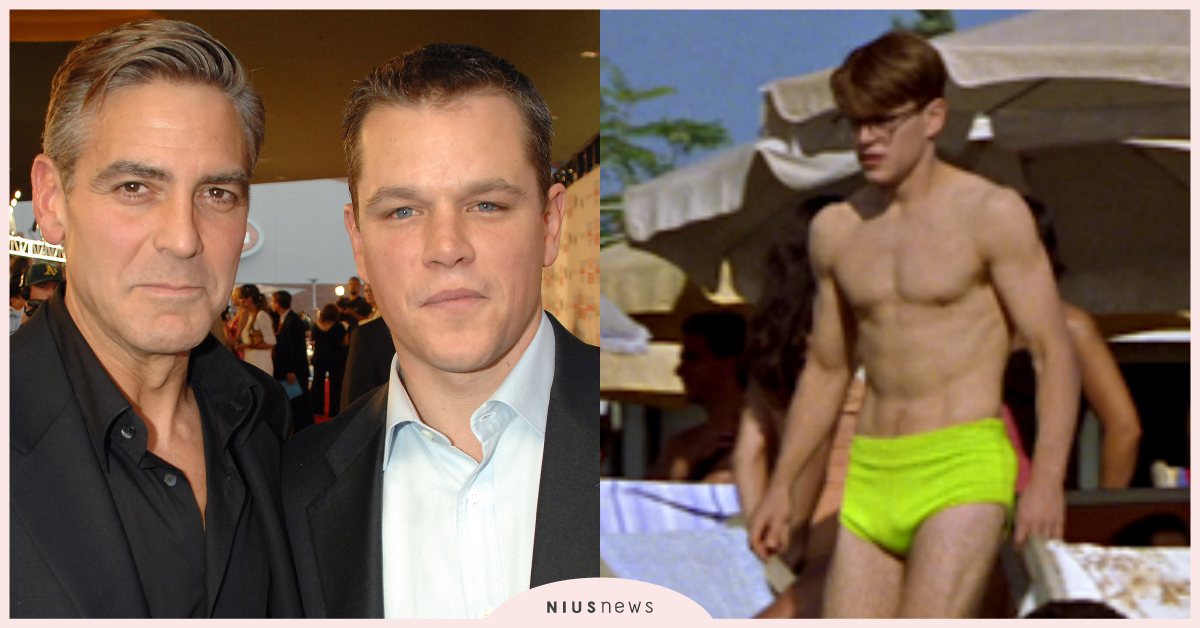 喬治克隆尼超狂惡作劇！用麥特戴蒙「綠色泳褲照」買廣告，居然真拿下全球最性感男人！ 喬治克隆尼、惡作劇、麥特戴蒙、綠色泳褲、天才雷普利