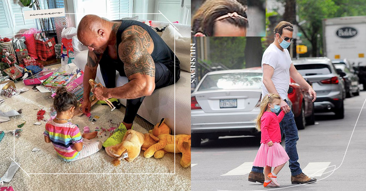 跟女兒玩芭比、頭戴粉紅蝴蝶結髮箍！心甘情願成為「女兒傻瓜」的6位好萊塢男星 媽媽妞、育兒教養、女兒傻瓜、女兒控、生女兒、名人親子、前世情人、巨石強森、布萊德利庫柏、萊恩雷諾斯、克里斯漢斯沃、貝克漢、The Rock、Dwayne Johnson、Bradley Cooper、Ryan Reynolds、Chris Hemsworth、Beckham、Harper