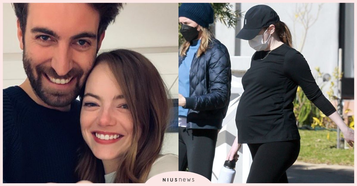 艾瑪史東有喜啦！才傳與未婚夫秘婚，孕肚藏不住準媽媽預備中！ 艾瑪史東、懷孕、結婚、未婚夫