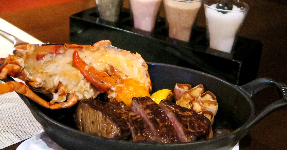 1600元就能吃到米其林餐廳的「龍蝦海陸套餐」! 新竹牛排、A CUT牛排館、新竹美食